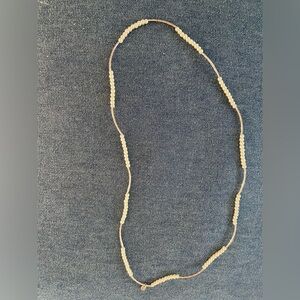 Minimalist, Chrysalis necklace/bracelet sterling and pearls
